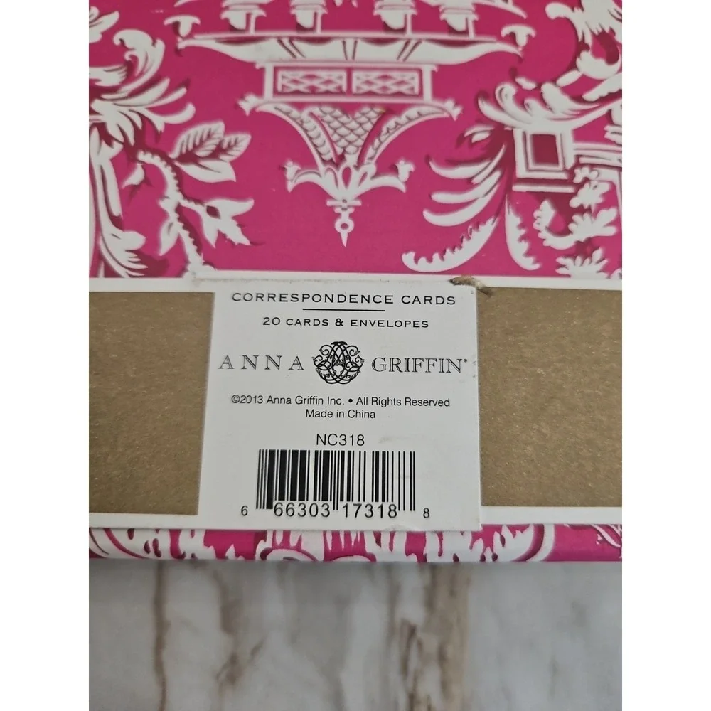 NOS Anna Griffin Correspondence Cards And Envelopes 20 Pack 2013